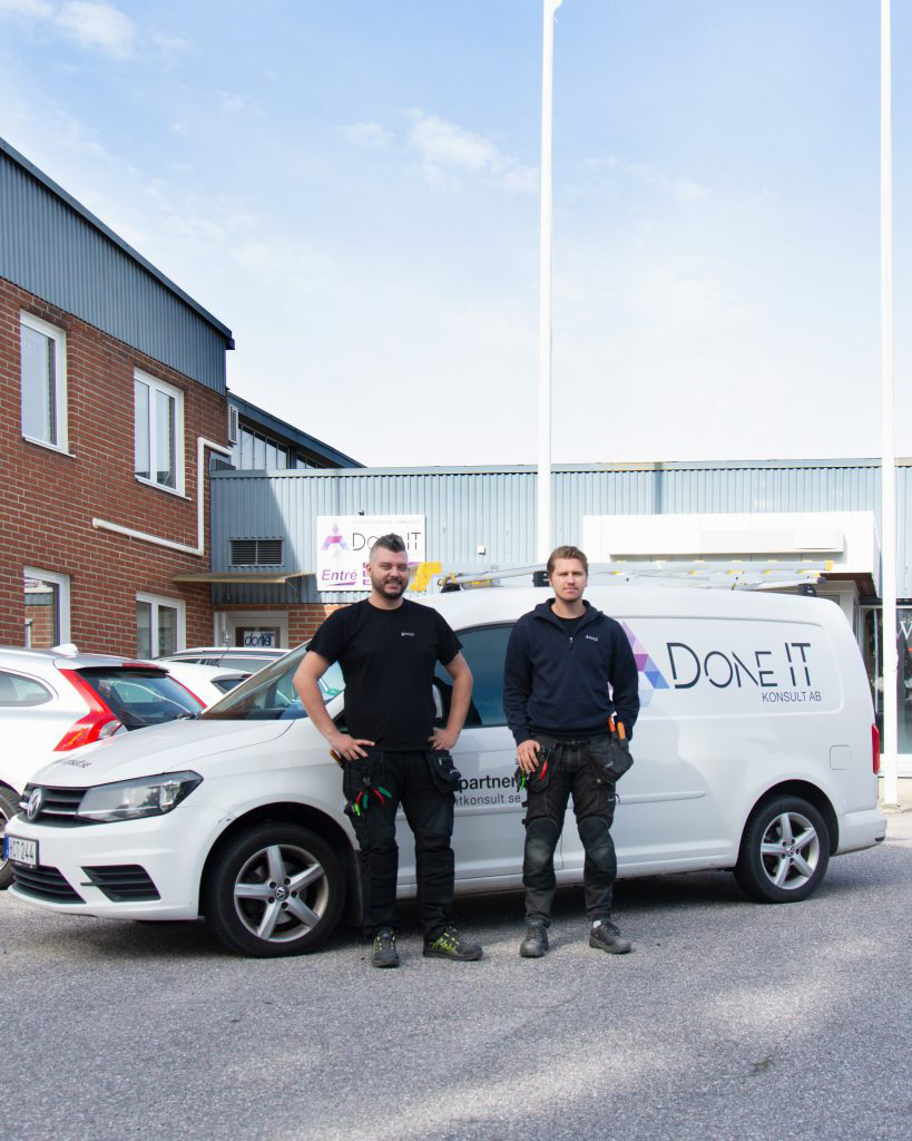 Hur vår Fiber och Datanät process ser ut:
